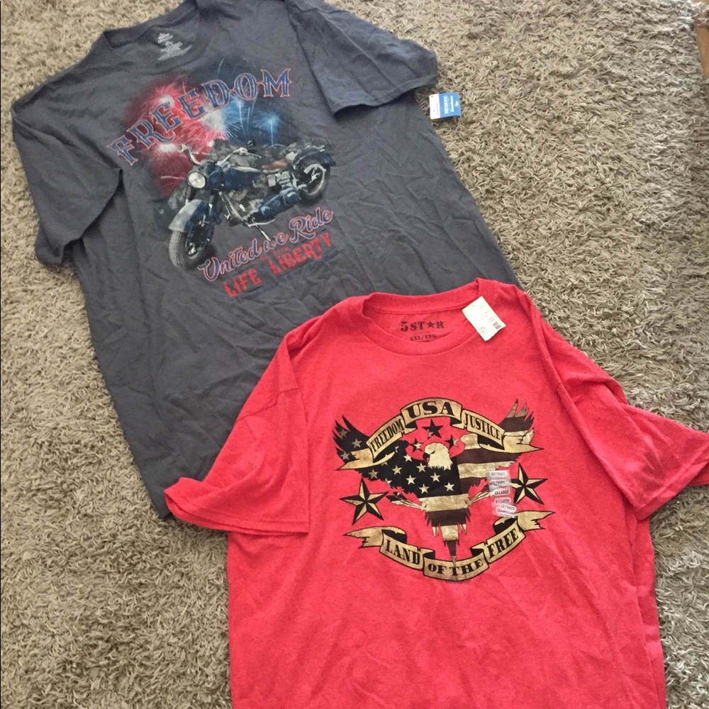 Men’s t-shirts size 2X